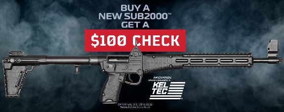 Image for news headline - Purchase a new KelTec SUB2000 And Receive $100 